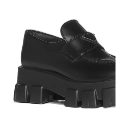 Prada Monolith Chunky Loafers