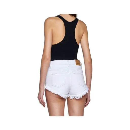 Isabel Marant Frayed Hem Denim Shorts