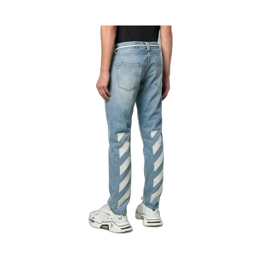 Stitched Straight Jeans