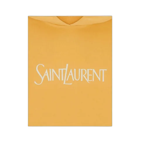 Saint Laurent Logo Embroidered Oversized Hoodie