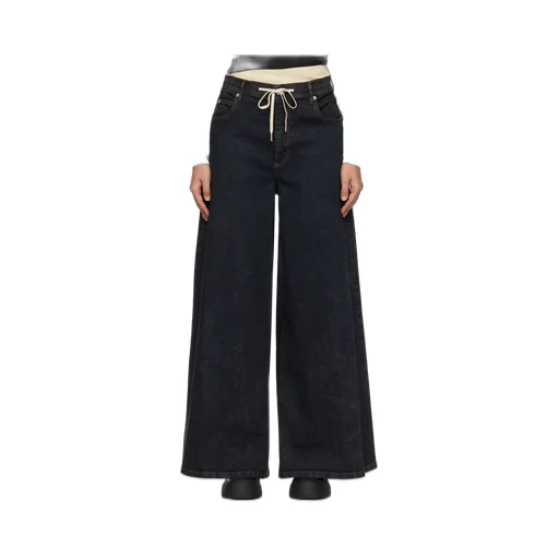 Marni Drawstring Wide-Leg Jeans