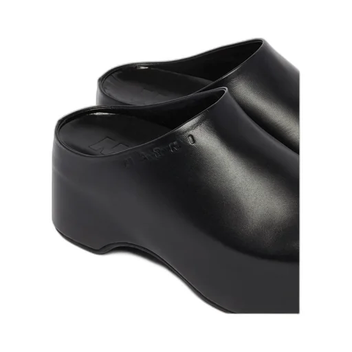 Marni Logo-Embossed Slip-On Clogs