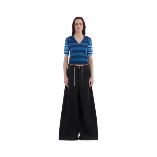 Marni Drawstring Wide-Leg Jeans