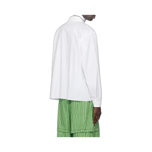 Marni Logo Printed Long-Sleeved Zipped Shirt