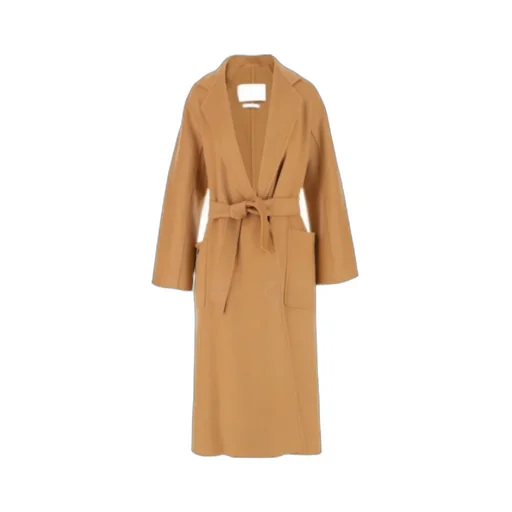 Cashmere Long-Sleeved Lapel Coat