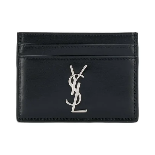 Saint Laurent Cassandre Logo Plaque Cardholder