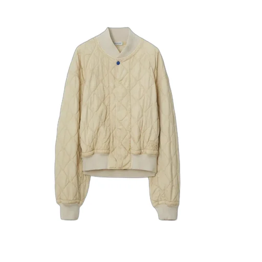 Burberry Quilted Buttoned Bomber Jacket