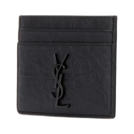 Saint Laurent Logo Plaque Cardholder