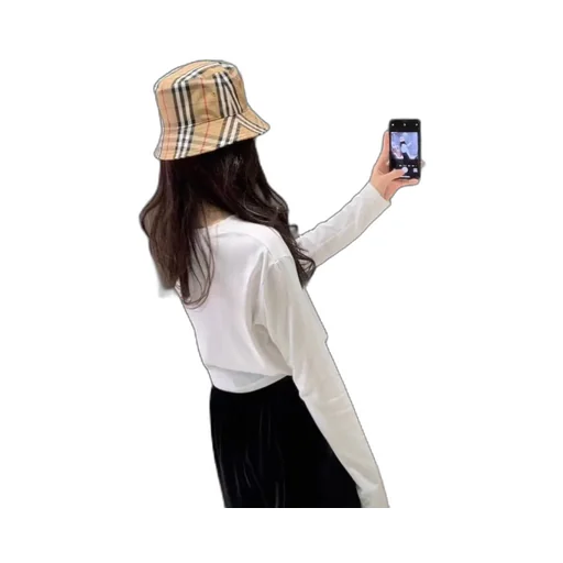 Burberry Vintage Checked Bucket Hat