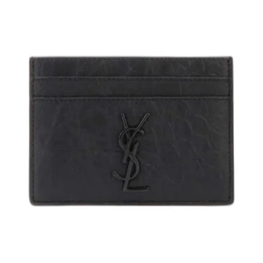 Saint Laurent Logo Plaque Cardholder