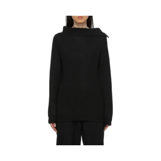 Asymmetrical Cowl-Neck Jumper