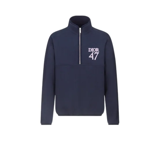 Regular-Fit Sweater With Stand Collar
