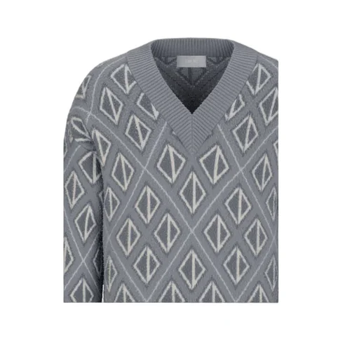 Long-Sleeved Knitted Pullover