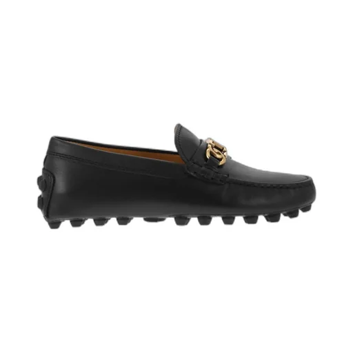Tod's Logo Plaque Slip-On Loafers