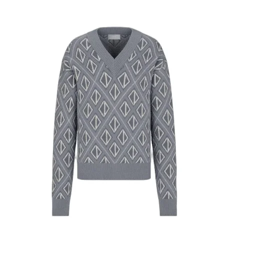 Long-Sleeved Knitted Pullover