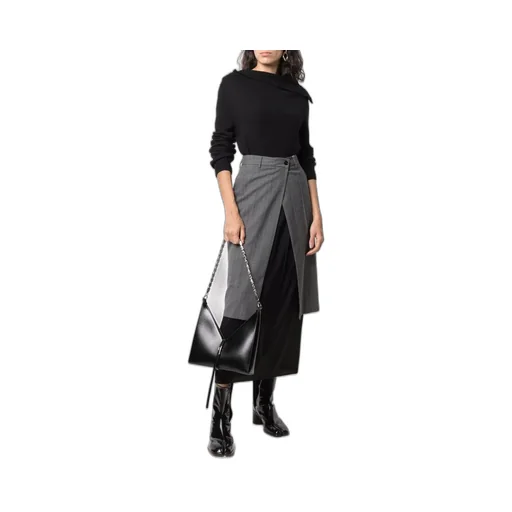 Asymmetrical Cowl-Neck Jumper