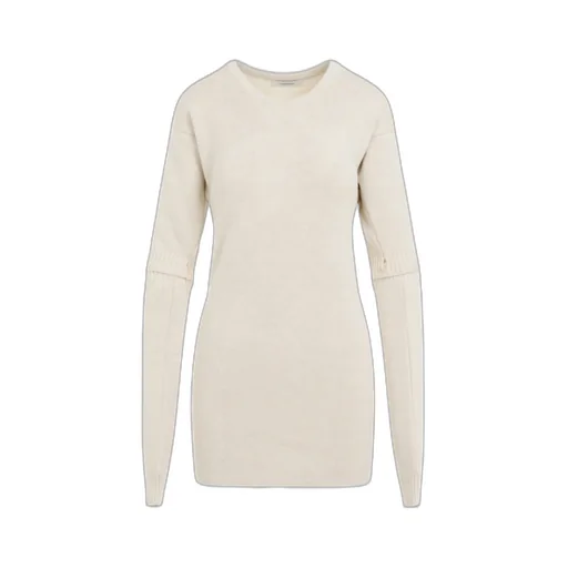Lemaire Long Sleeved U-Neck Knitted Dress