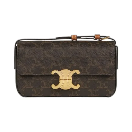 Shoulder Bag Claude In Triomphe Canvas And Calfskin