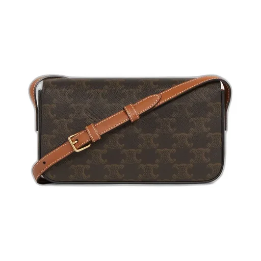 Shoulder Bag Claude In Triomphe Canvas And Calfskin