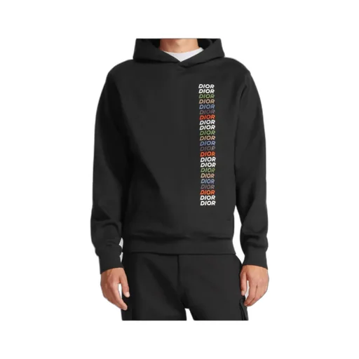 Dior Homme Logo Printed Long-Sleeved Hoodie