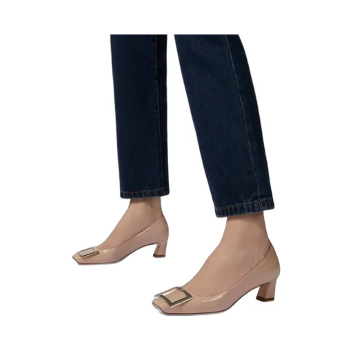 Roger Vivier Trompette Embellished Buckle Pumps