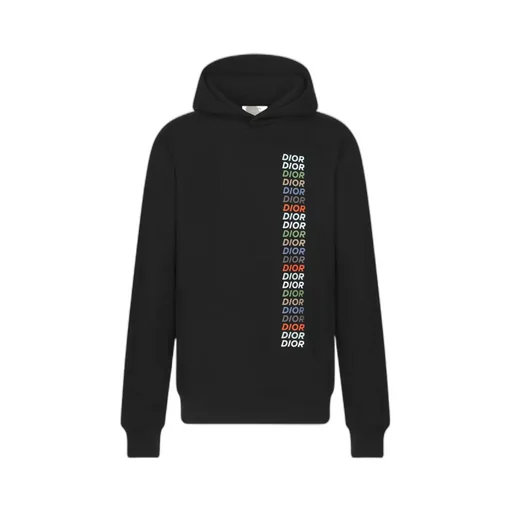Dior Homme Logo Printed Long-Sleeved Hoodie