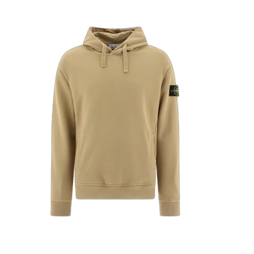 Stone Island Logo Patch Drawstring Hoodie