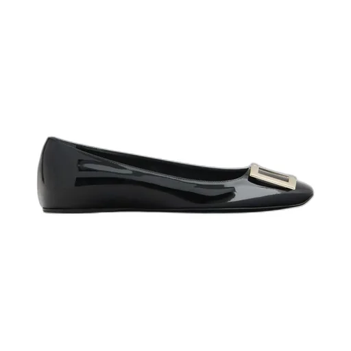 Roger Vivier Trompette Buckle Ballerina Flats