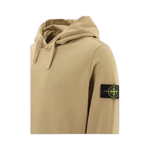 Stone Island Logo Patch Drawstring Hoodie
