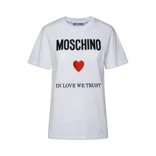 Moschino Logo Printed Crewneck T-Shirt