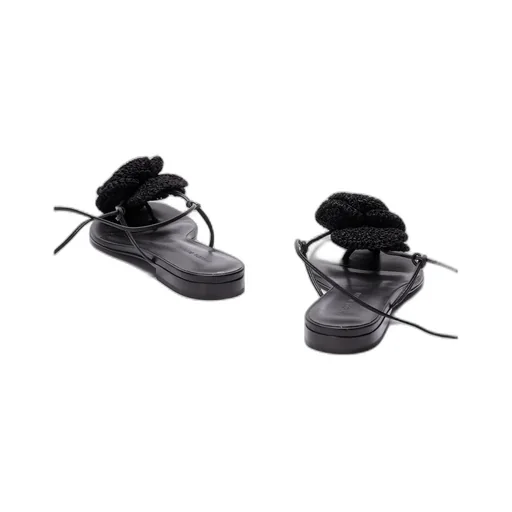 Magda Butrym Wrap Around Flower Sandals