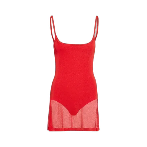 Thin Shoulder Strap Knitted Dress
