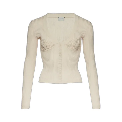 Magda Butrym Crochet Bra Cardigan