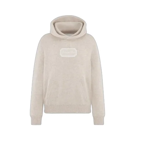 Dior Homme Logo Patch Long-Sleeved Hoodie