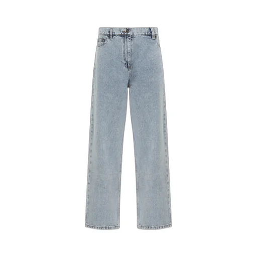Magda Butrym Loose Leg Denim Jeans