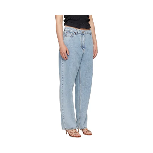 Magda Butrym Loose Leg Denim Jeans
