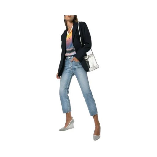 Re/Done High-Rise Stove Pipe Jeans