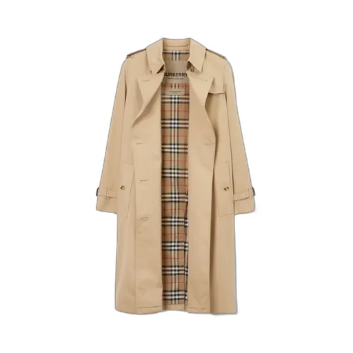 Burberry Double Breasted Belted Trench Coat
