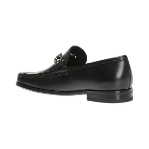 Salvatore Ferragamo Gancini Reversible Plaque Moccasins