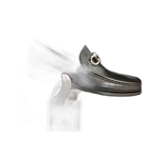 Salvatore Ferragamo Gancini Reversible Plaque Moccasins