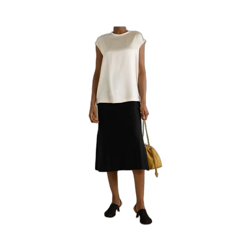 Elastic Waist Skirt