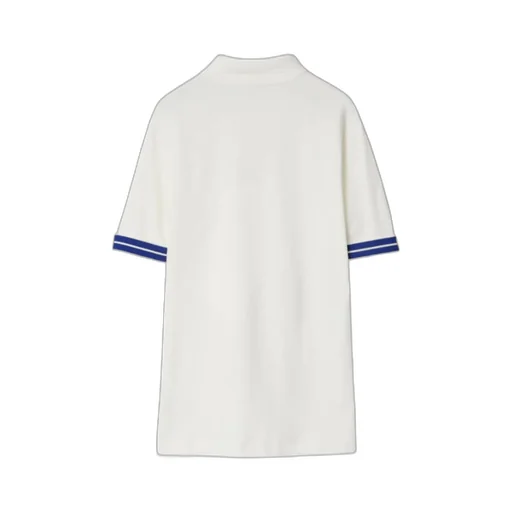 Burberry Striped-Detail Short Sleeved Polo Shirt