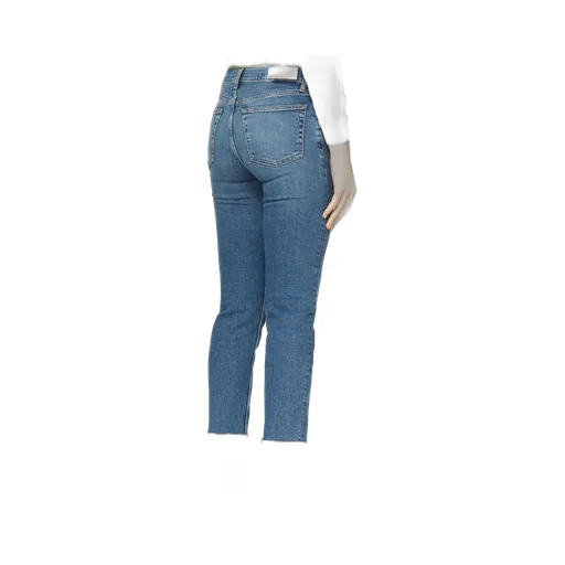 Re/Done High-Rise Stove Pipe Jeans