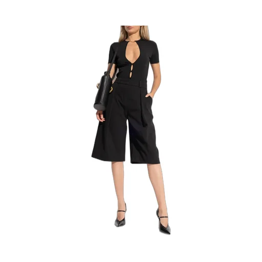 Jacquemus Le Haut Pralù Cropped Knitted Top