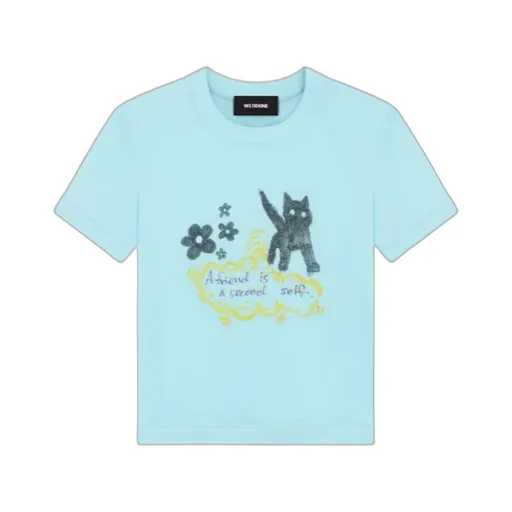 Illustration-Style Print T-Shirt
