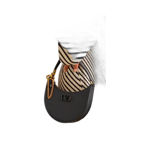 Valentino Vlogo Signature Zip-Up Mini Shoulder Bag