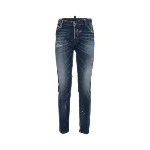 Paint Splattered Skinny Jeans