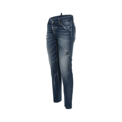 Paint Splattered Skinny Jeans