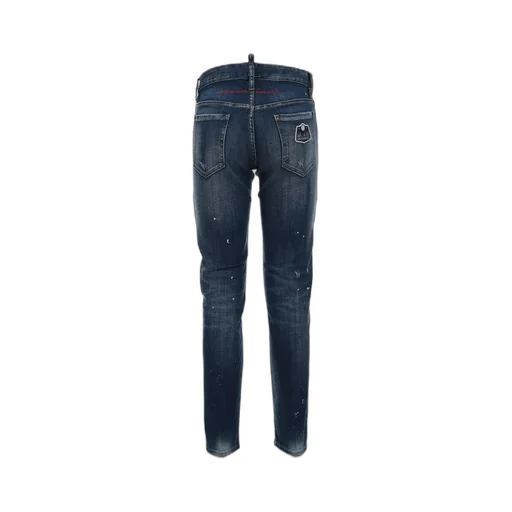 Paint Splattered Skinny Jeans