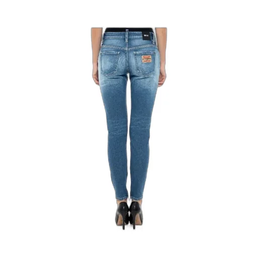 Dsquared2 Mid-Rise Distressed Skinny Jeans